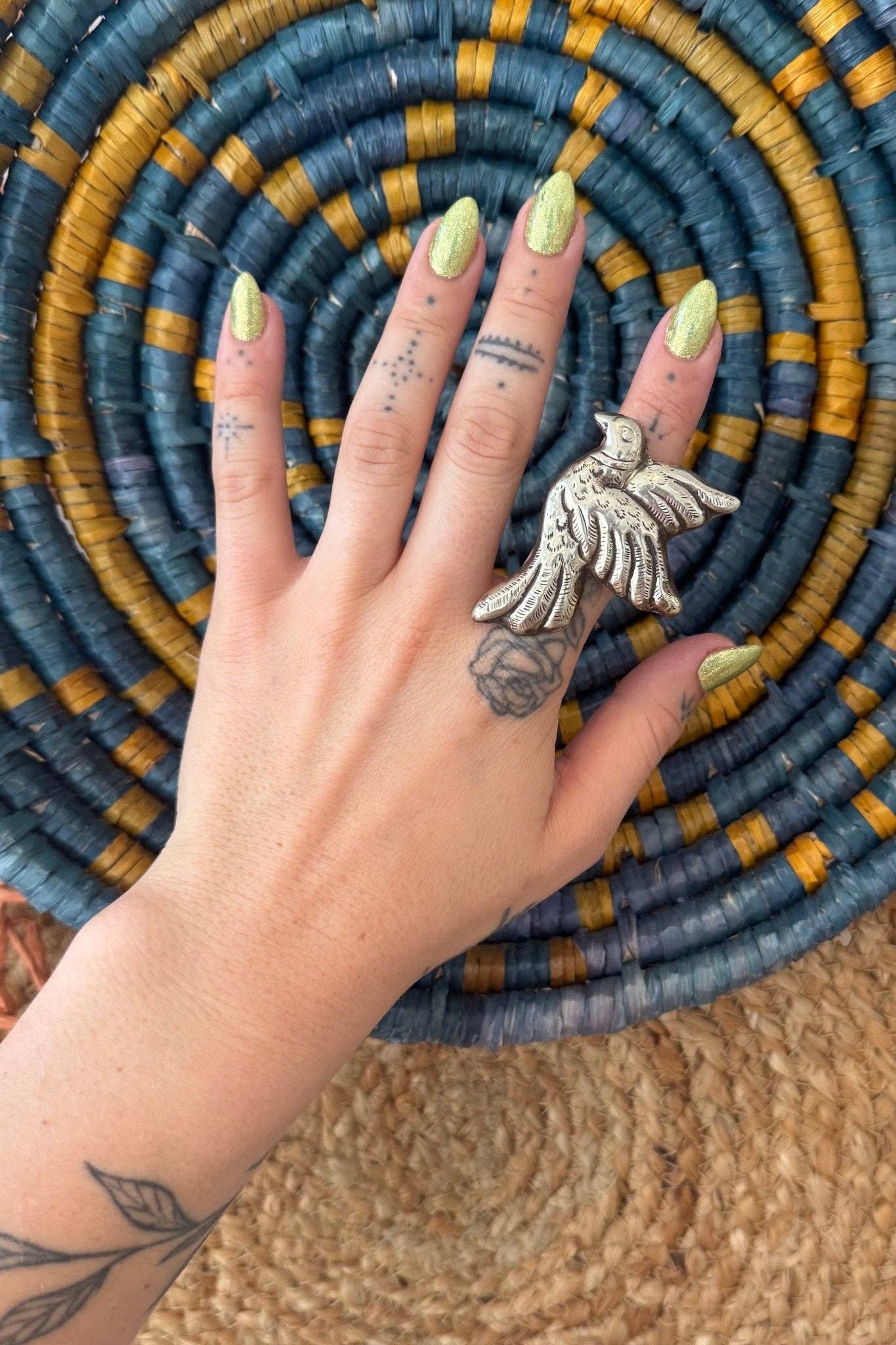 Doves in Flight Ring