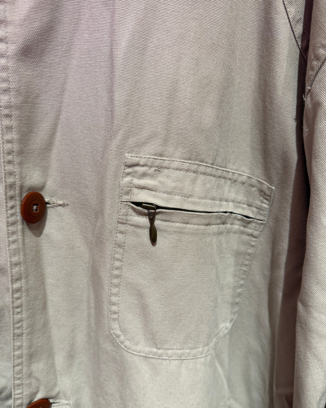 Vintage Lined Canvas Barn Jacket (L)