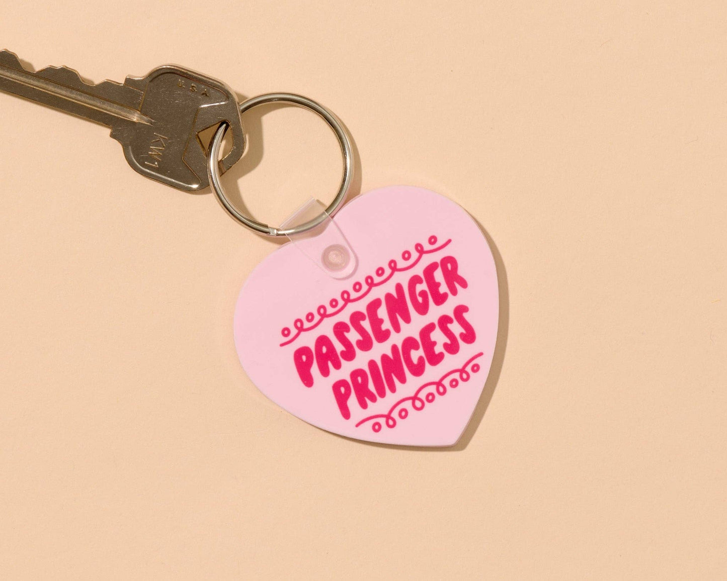 And Here We Are - Passenger Princess PVC Keychain - stocking stuffer