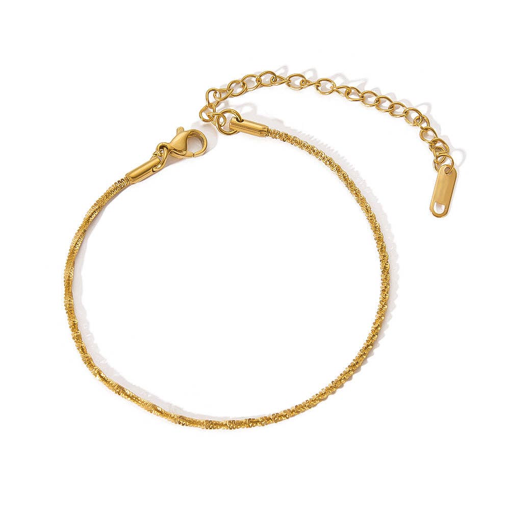 Multi Style 18K Golden SS bracelet Chain DIY Accessories-FGS: G