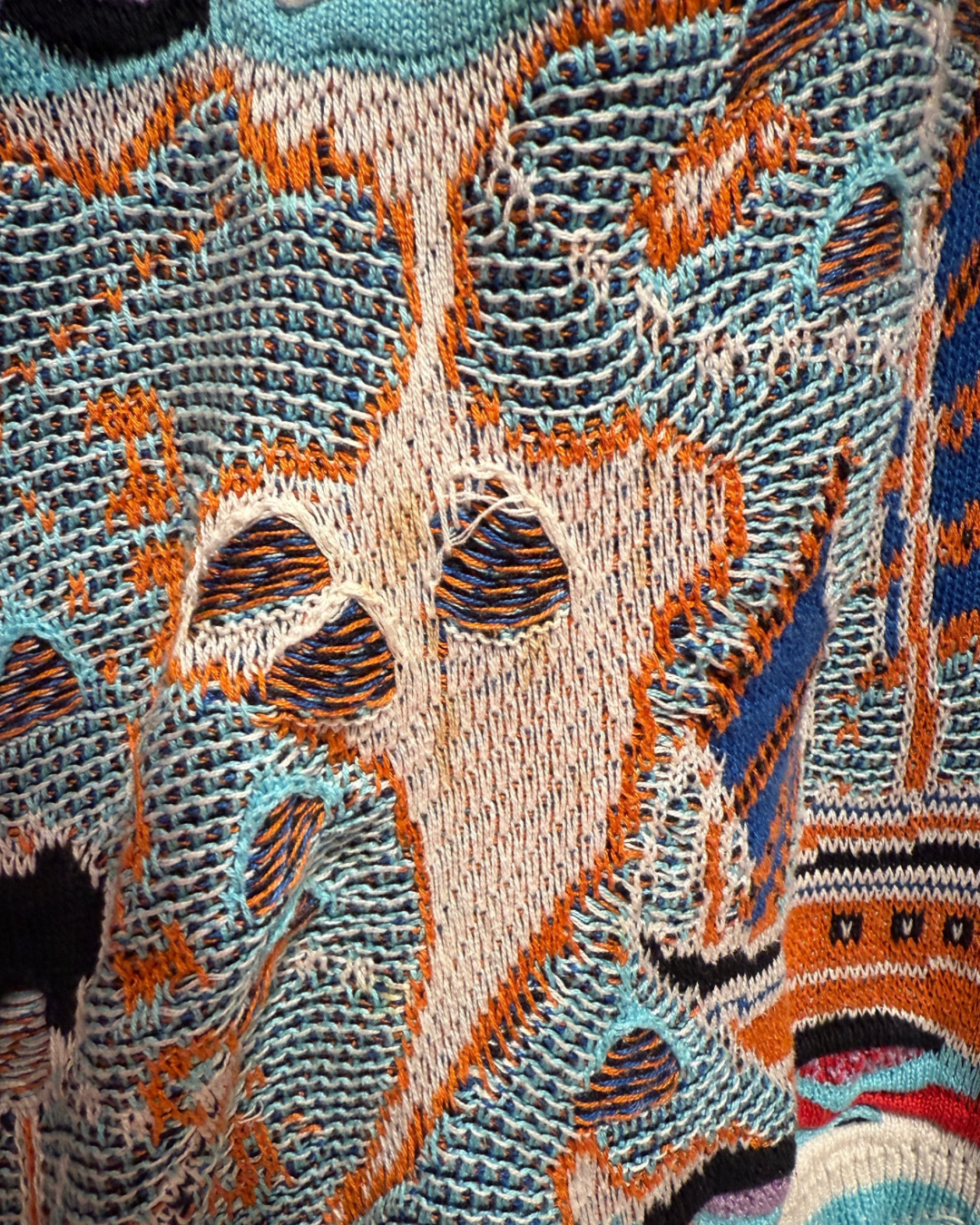 VINTAGE Coogi Multicolor Boat Motif Sweater (L)