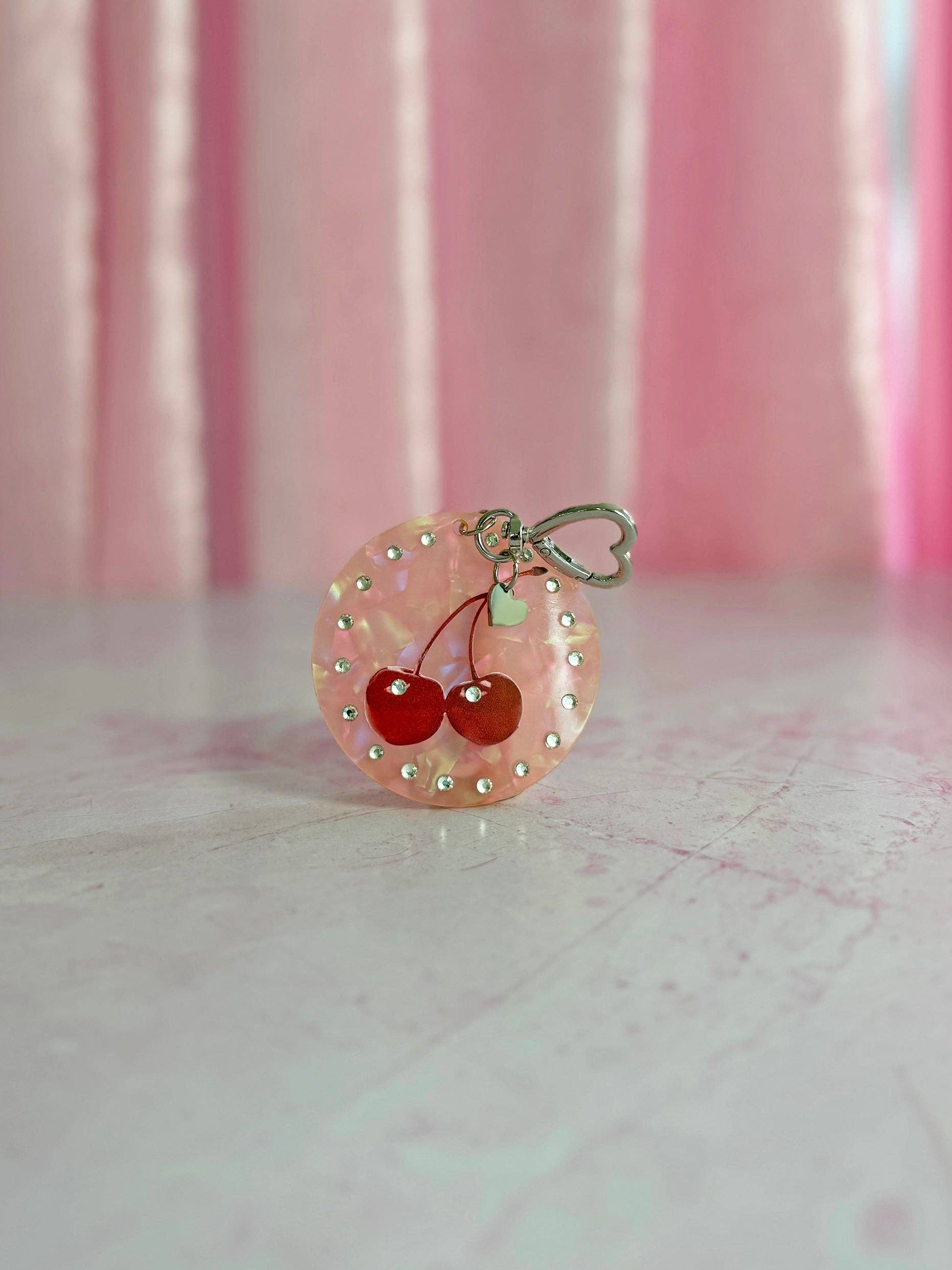 Maraschino Cherry Keychain