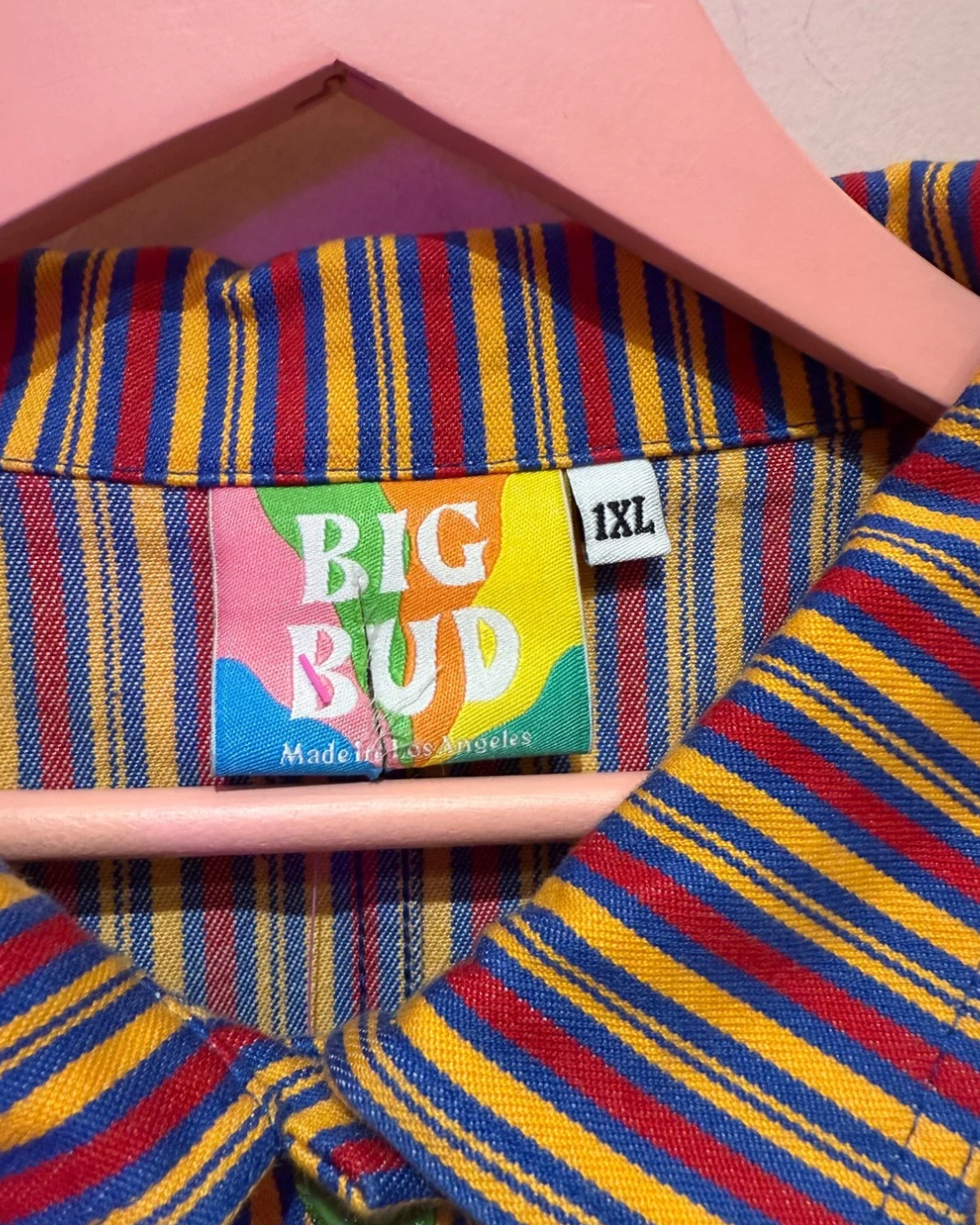 Big Bud Press Red and Yellow Stripe Jacket (1X)