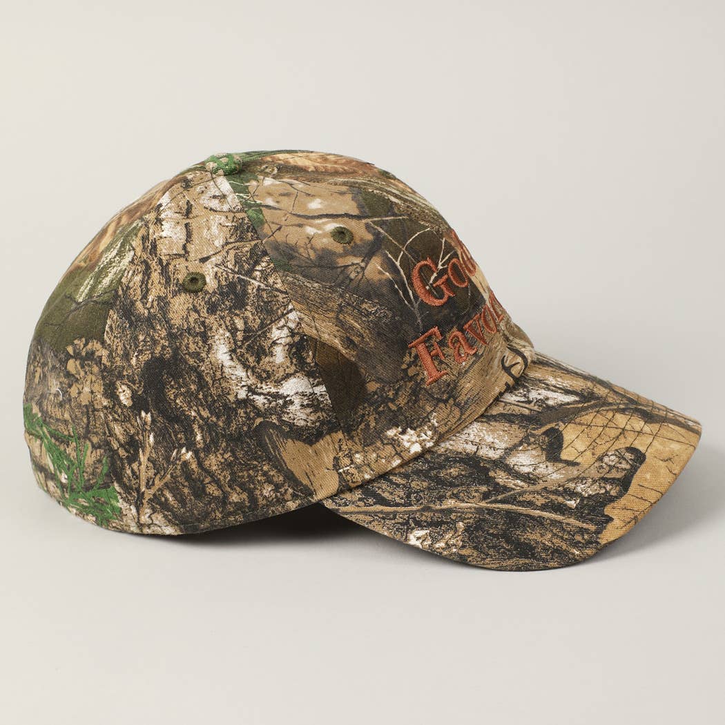 God's Favorite Camouflage Baseball Cap
