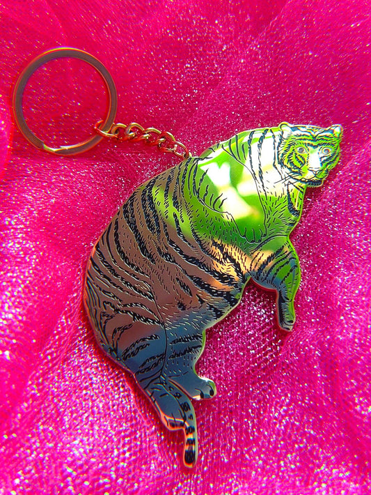 ReesaBoBeesa - Fat Tiger Keychain