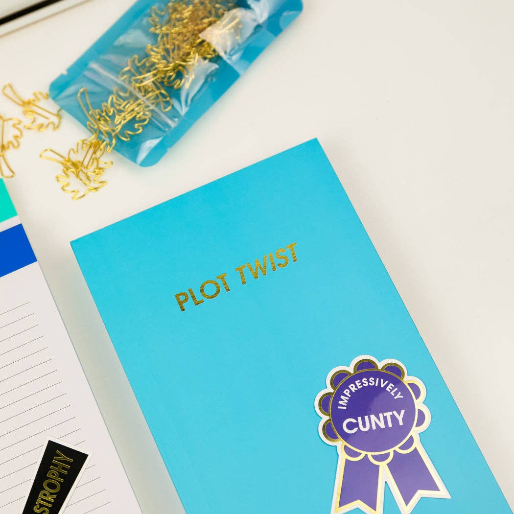 Impressively Cunty - 1st Place Ribbon - Funny Vinyl Sticker