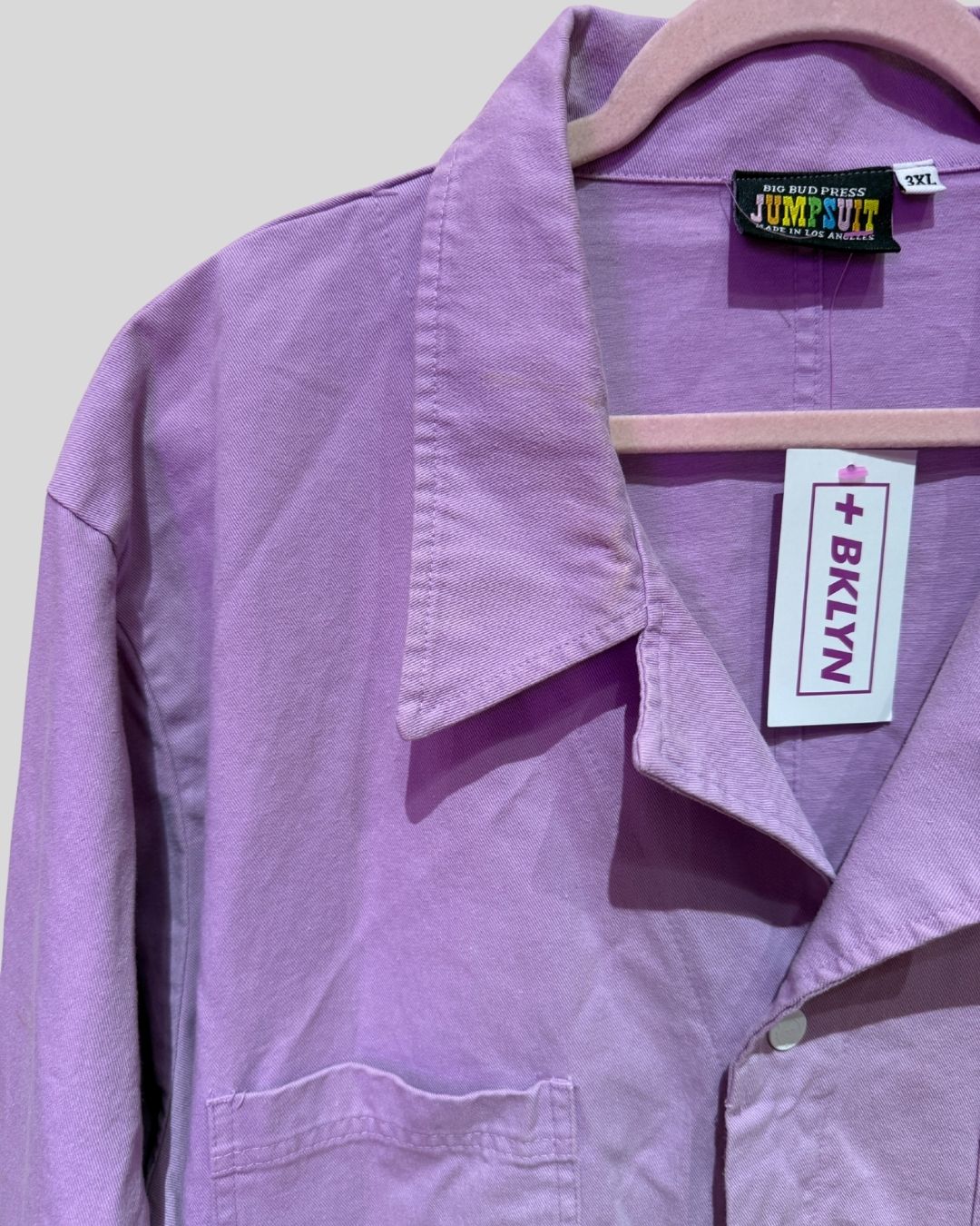 Big Bud Press lavender jumpsuit (3x fits 2X)
