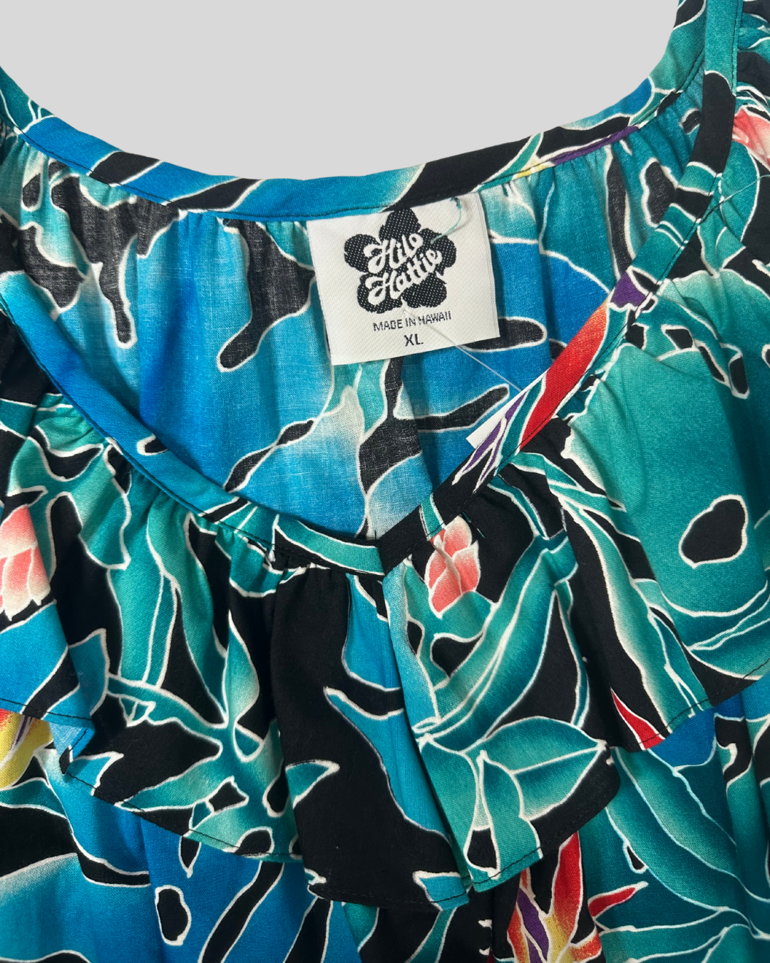 Vintage Hilo Hattie Tropical Dress (XL)