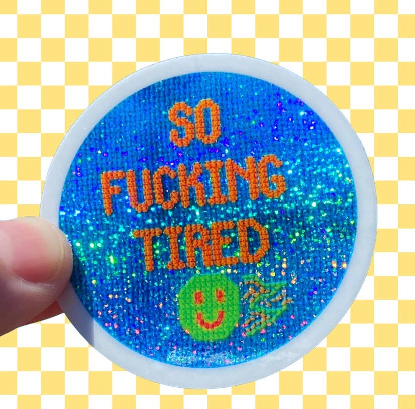 Stitchney Spears - So Tired Sticker