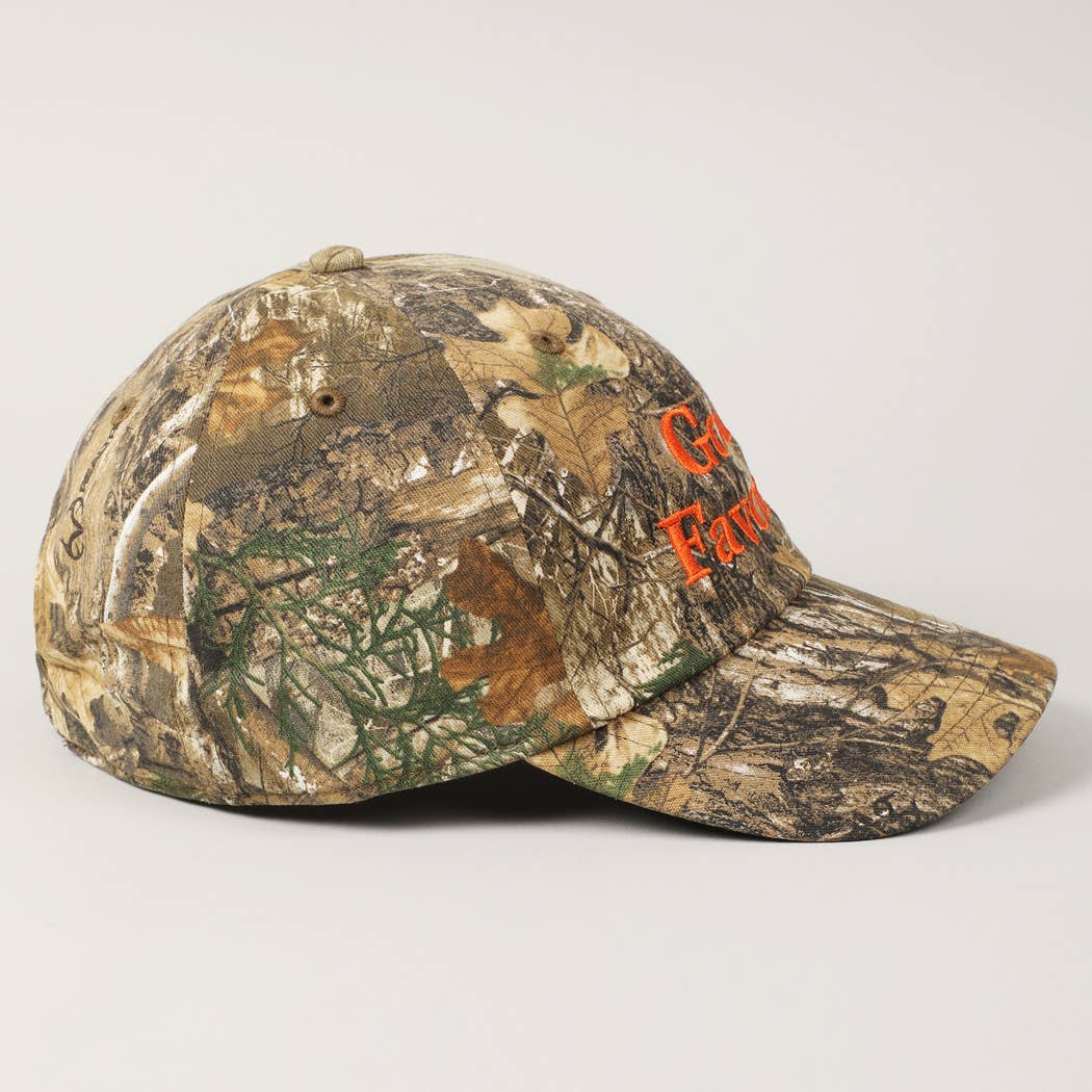 God's Favorite Camouflage Baseball Cap