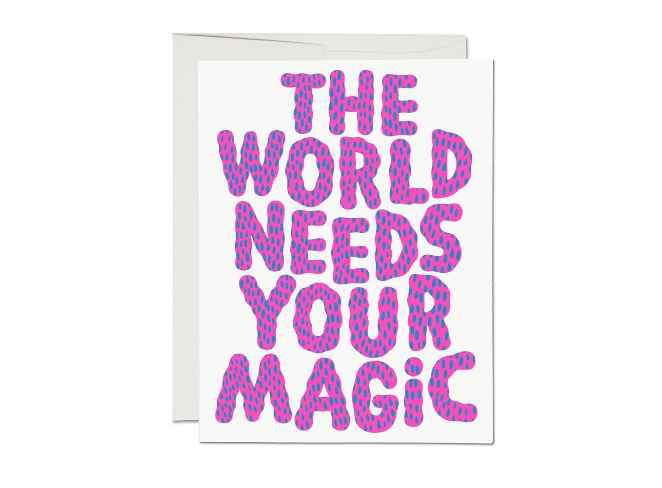 Red Cap Cards - Your Magic encouragement greeting card: Singles