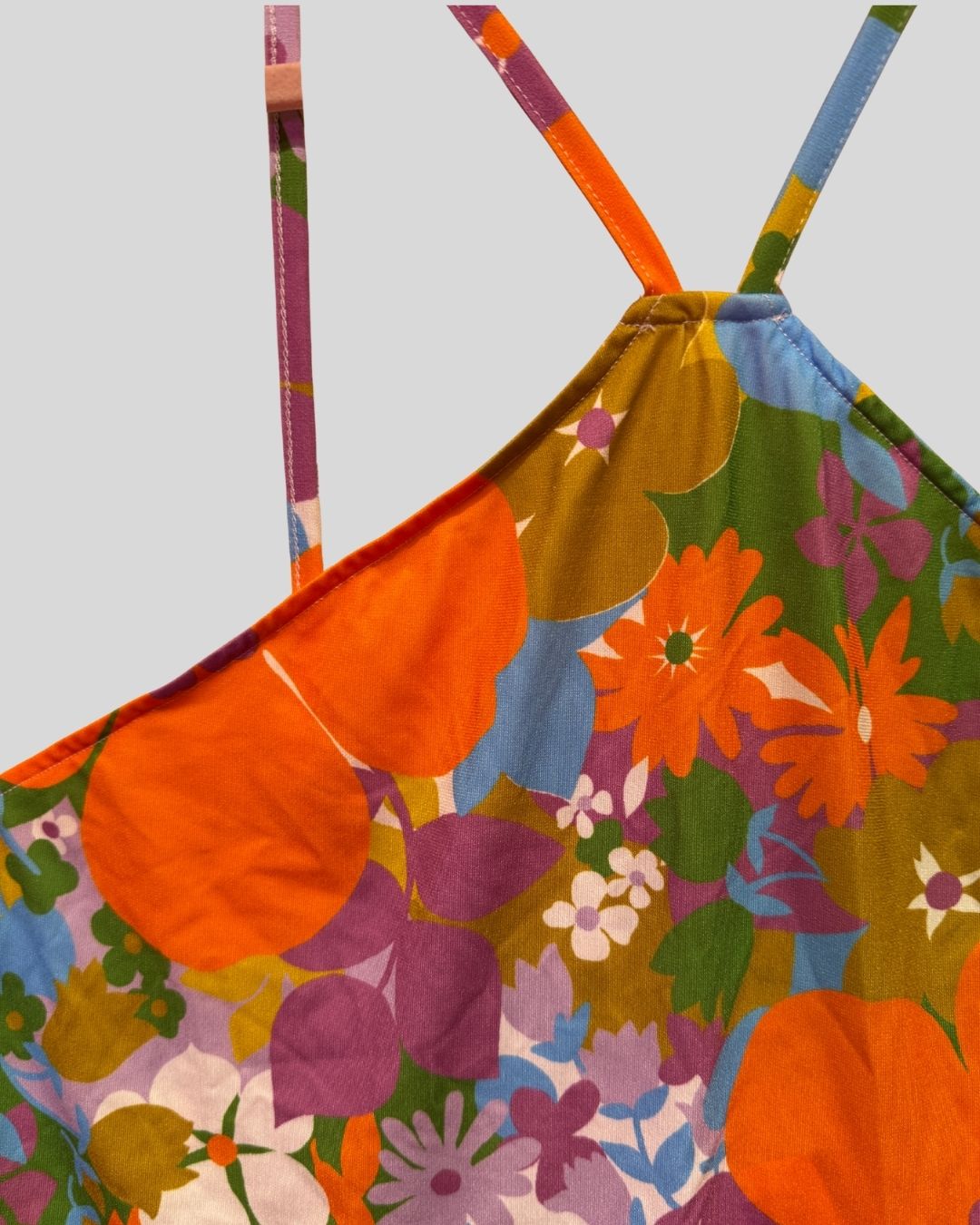 Wray NWT Orange Floral Halter Top (3x)