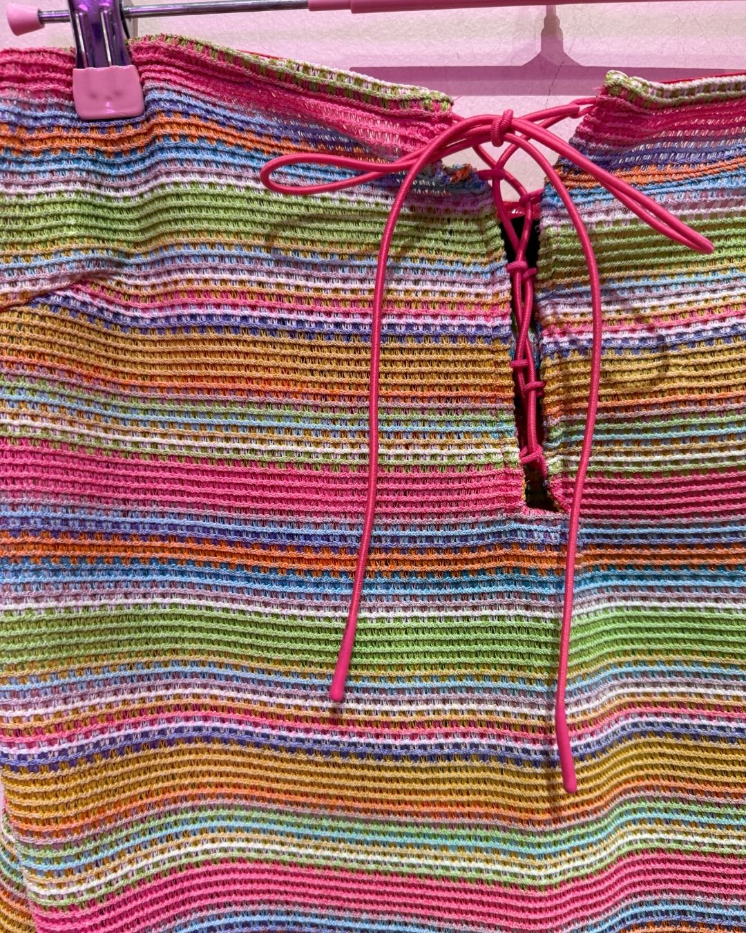 Pretty Little Thing colorful crochet dress (18)