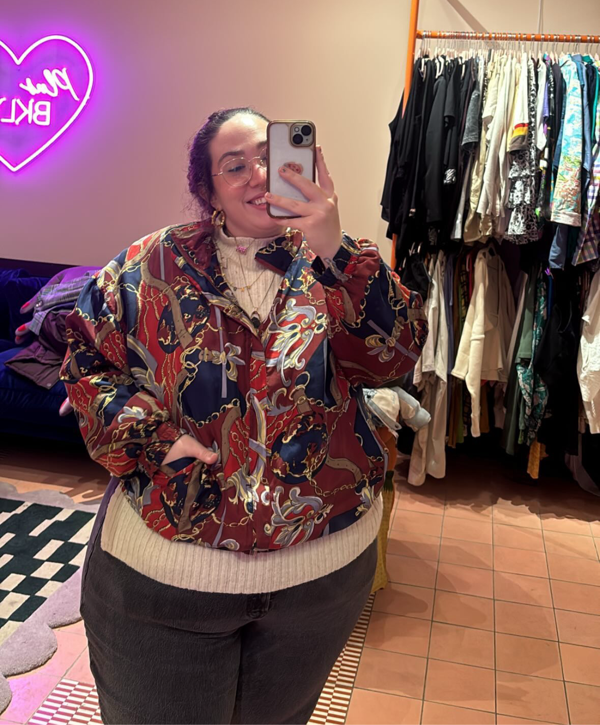 80s Silk Bomber Jacket (2X)