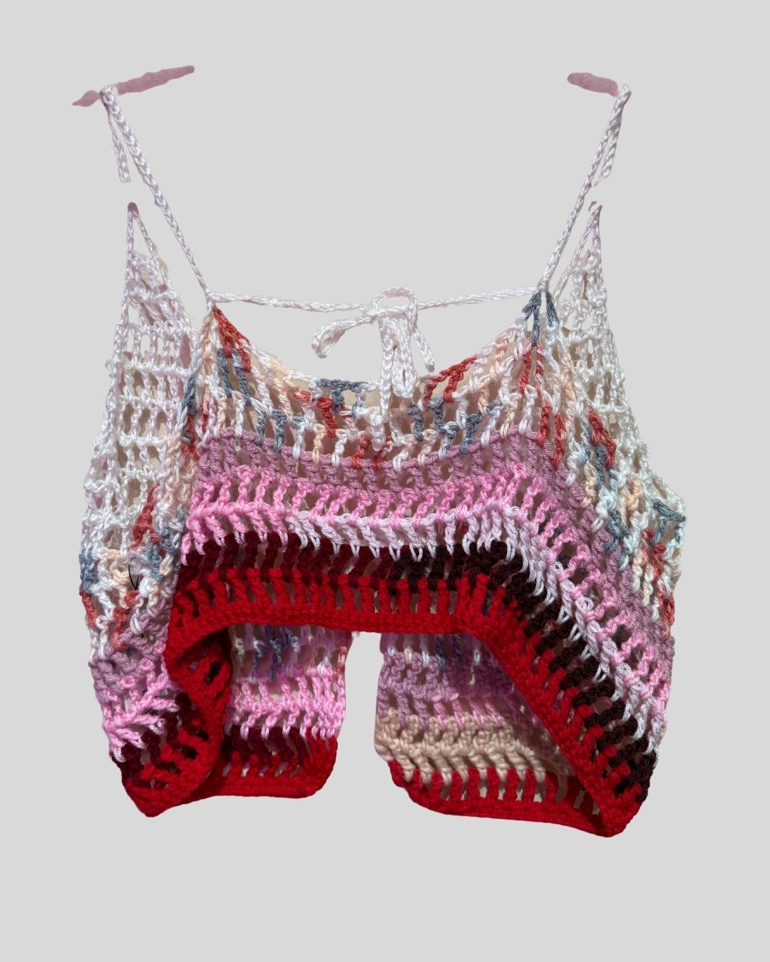 Arts & Crafts by Ms J Pink Crochet Tank (up to 3x)