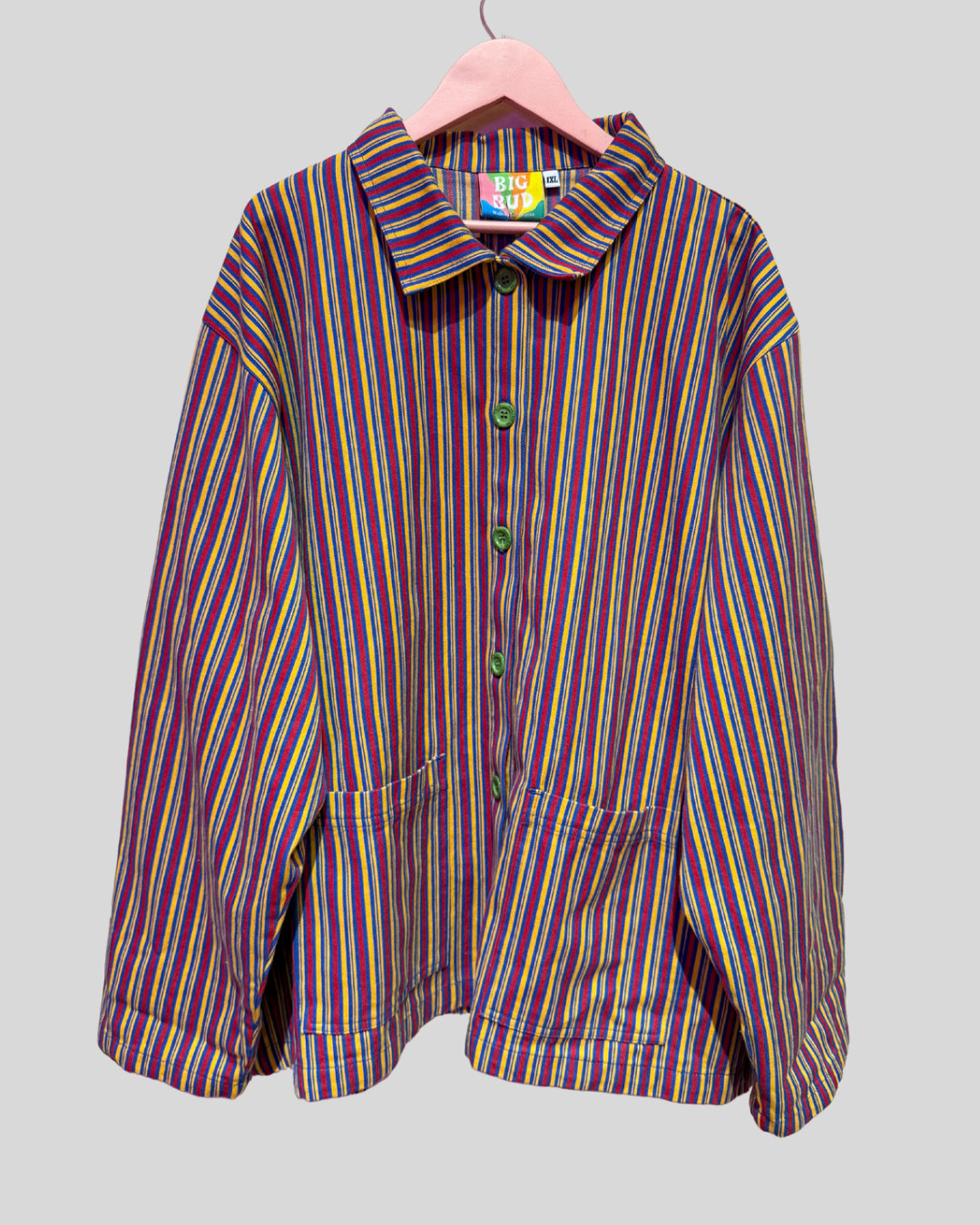 Big Bud Press Red and Yellow Stripe Jacket (1X)