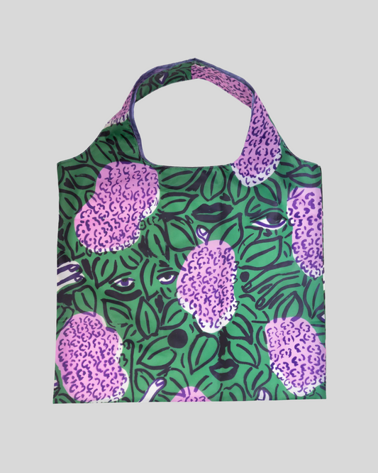 Lilacs Art Sack® by Sophy Naess - Reusable Floral Tote