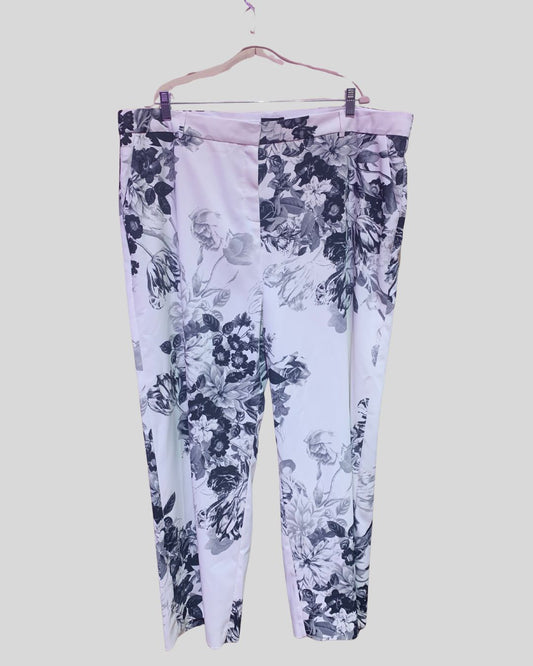 Karen Millen NWT White Floral Pants (20)