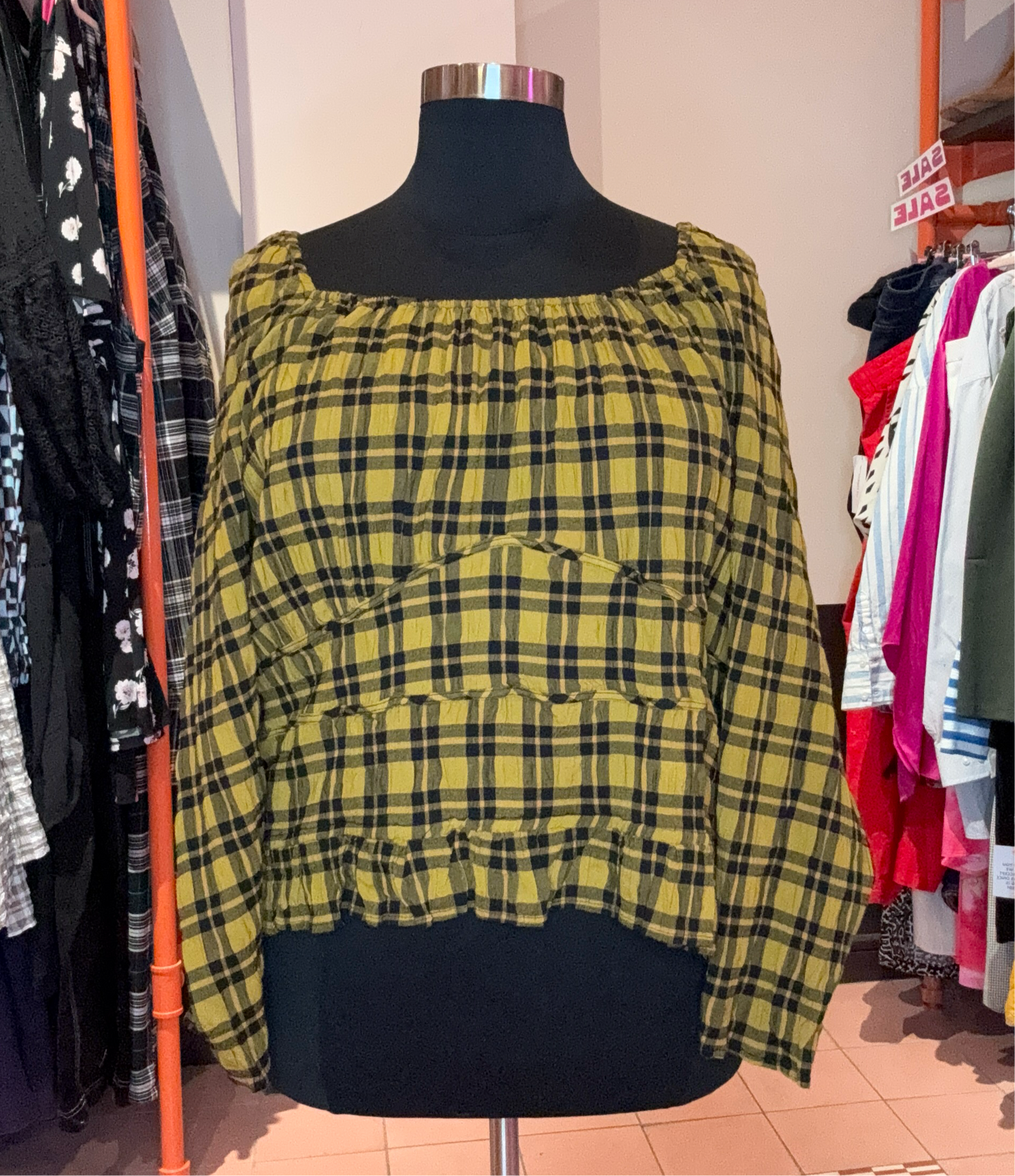 Wray Plaid Salma Top (5x)