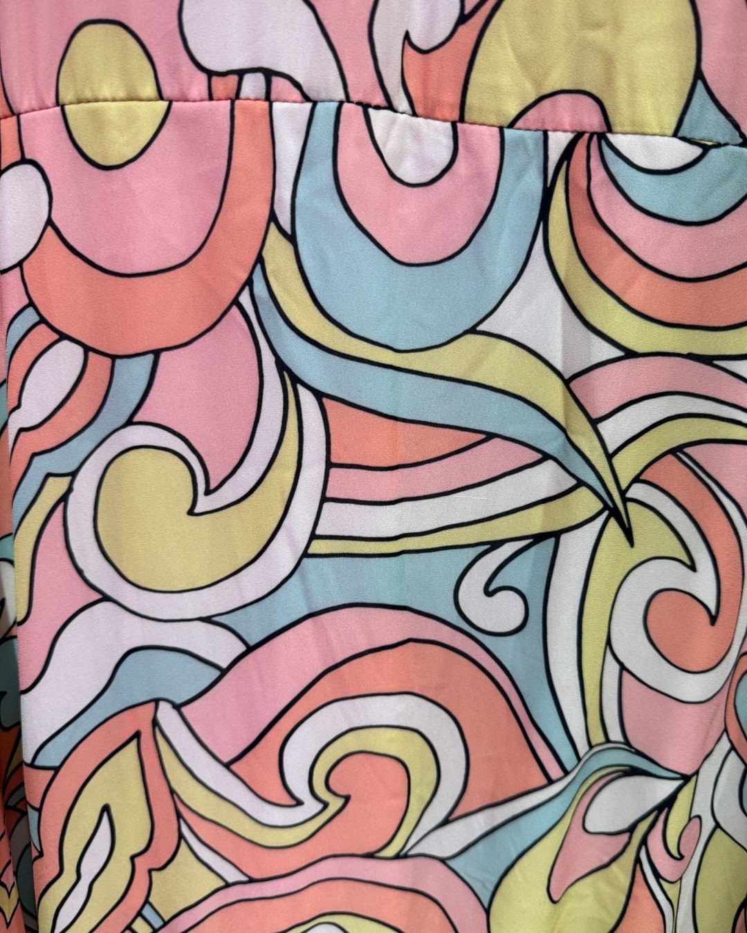 Twisted Wunder Pastel Swirly Print Dress (US20)