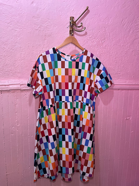 TARGET PRIDE Rainbow Checkered Dress