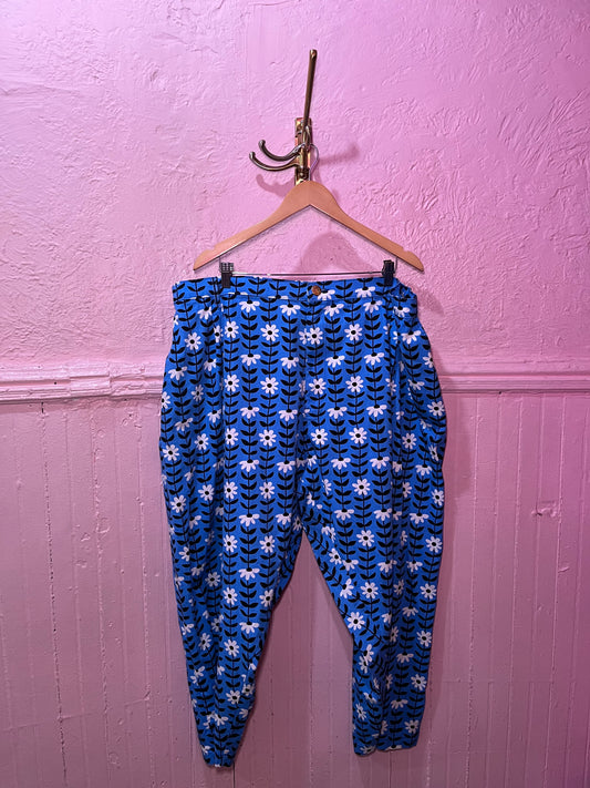 BIG BUD PRESS Blue Daisy Trousers