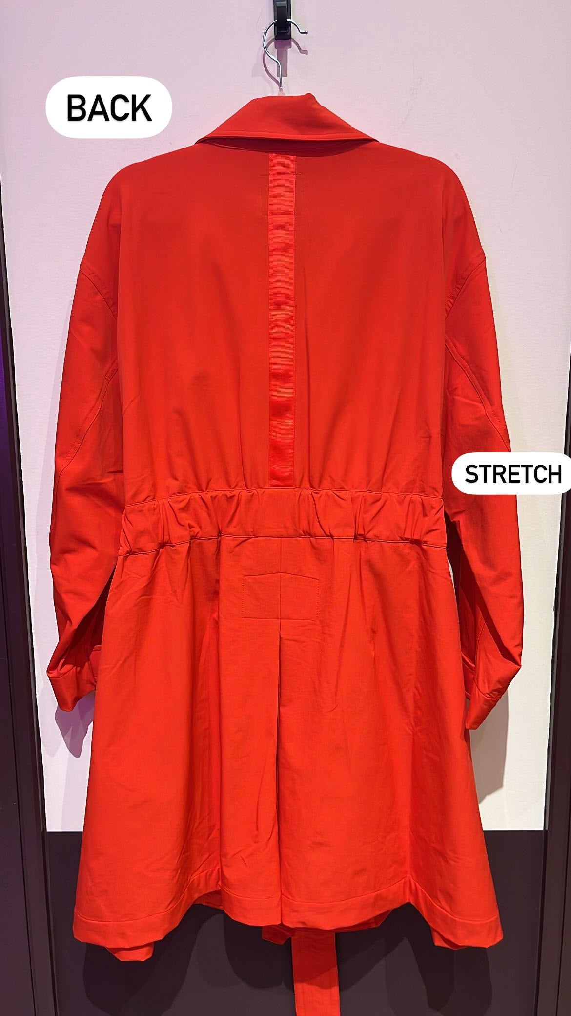 See Rose Go Poppy Red Brilliant Trench (0X & 1X)