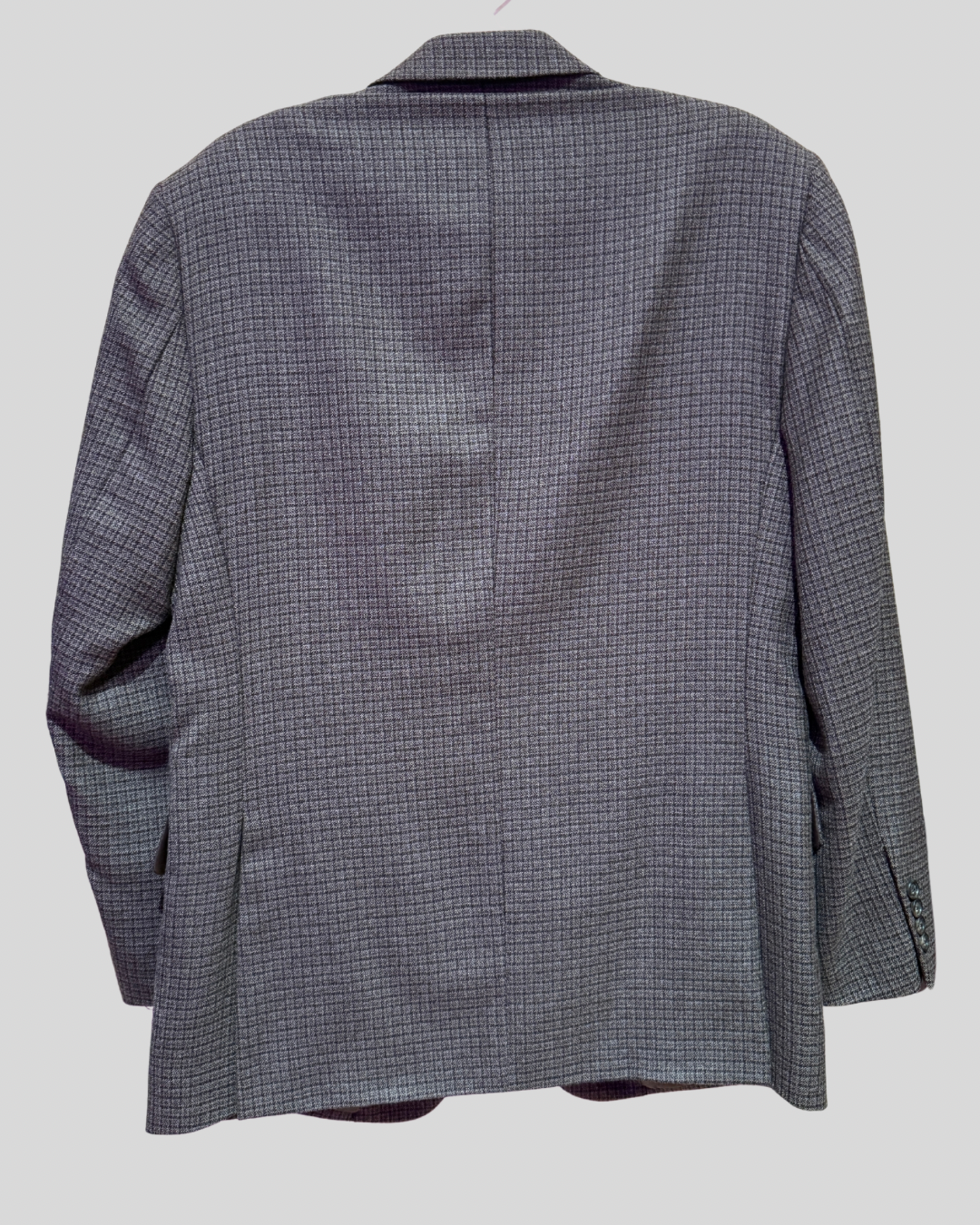 Jos A Bank Grey Tweed Menswear Style Blazer (12)