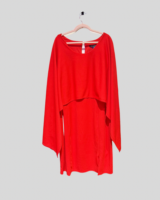 Ashley Stewart NWT Red Cape Dress (34/26)