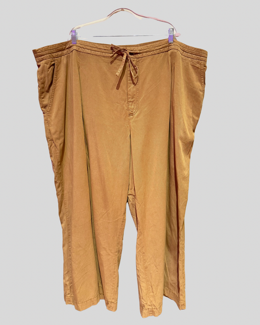 Asos Khaki Brown Drawstring Pants (3X fits 4X)
