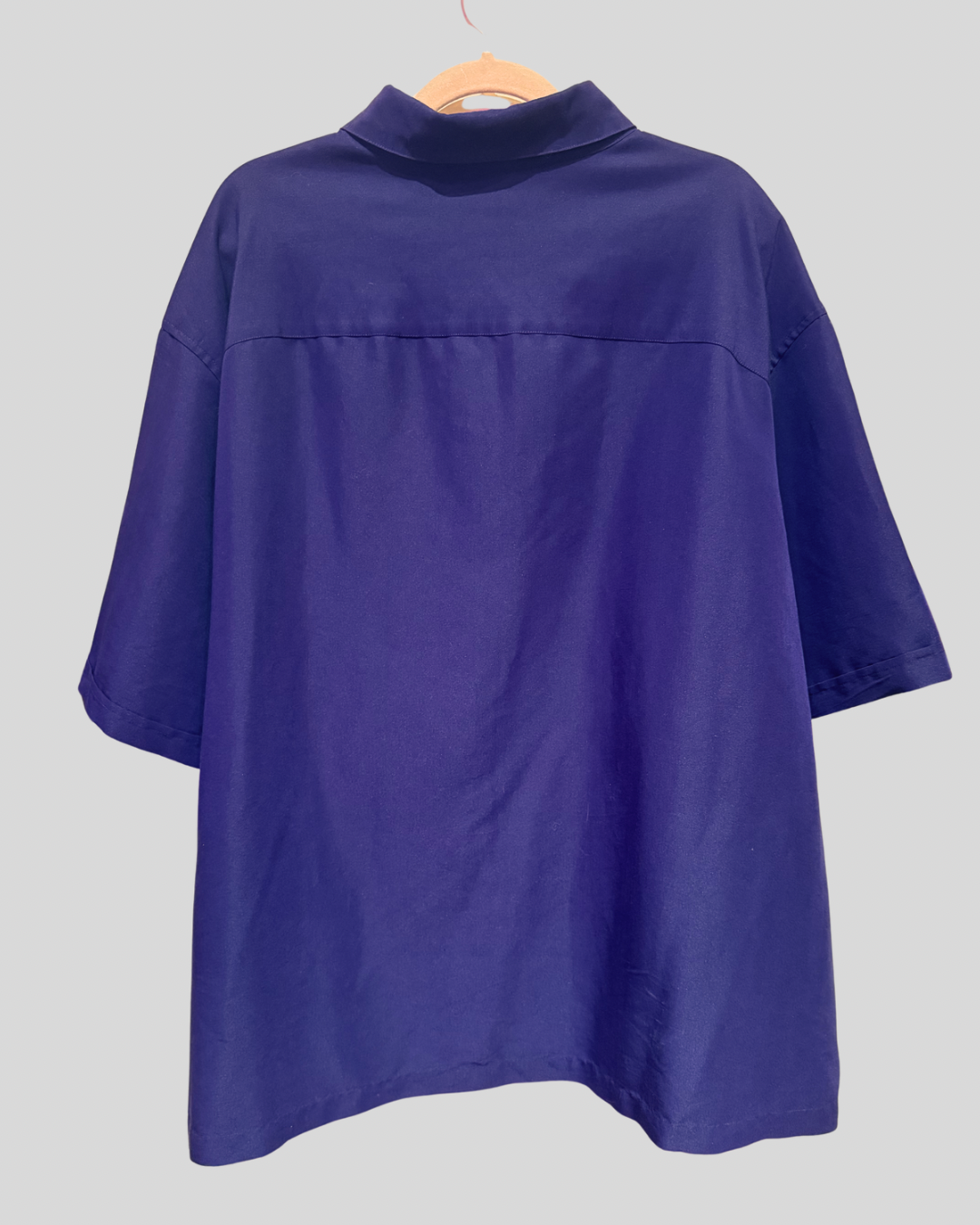 Vintage Claiborne Purple Short Sleeve Button Down (4X)