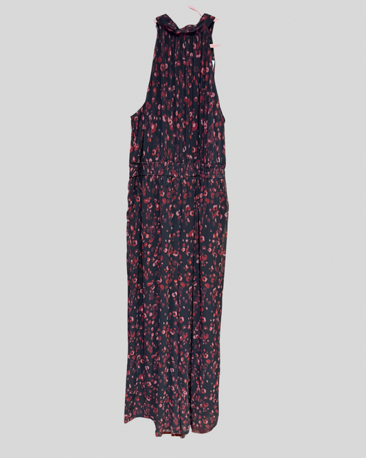 Torrid NWT Black and Red Printed Jumpsuit (3X / 22-24)