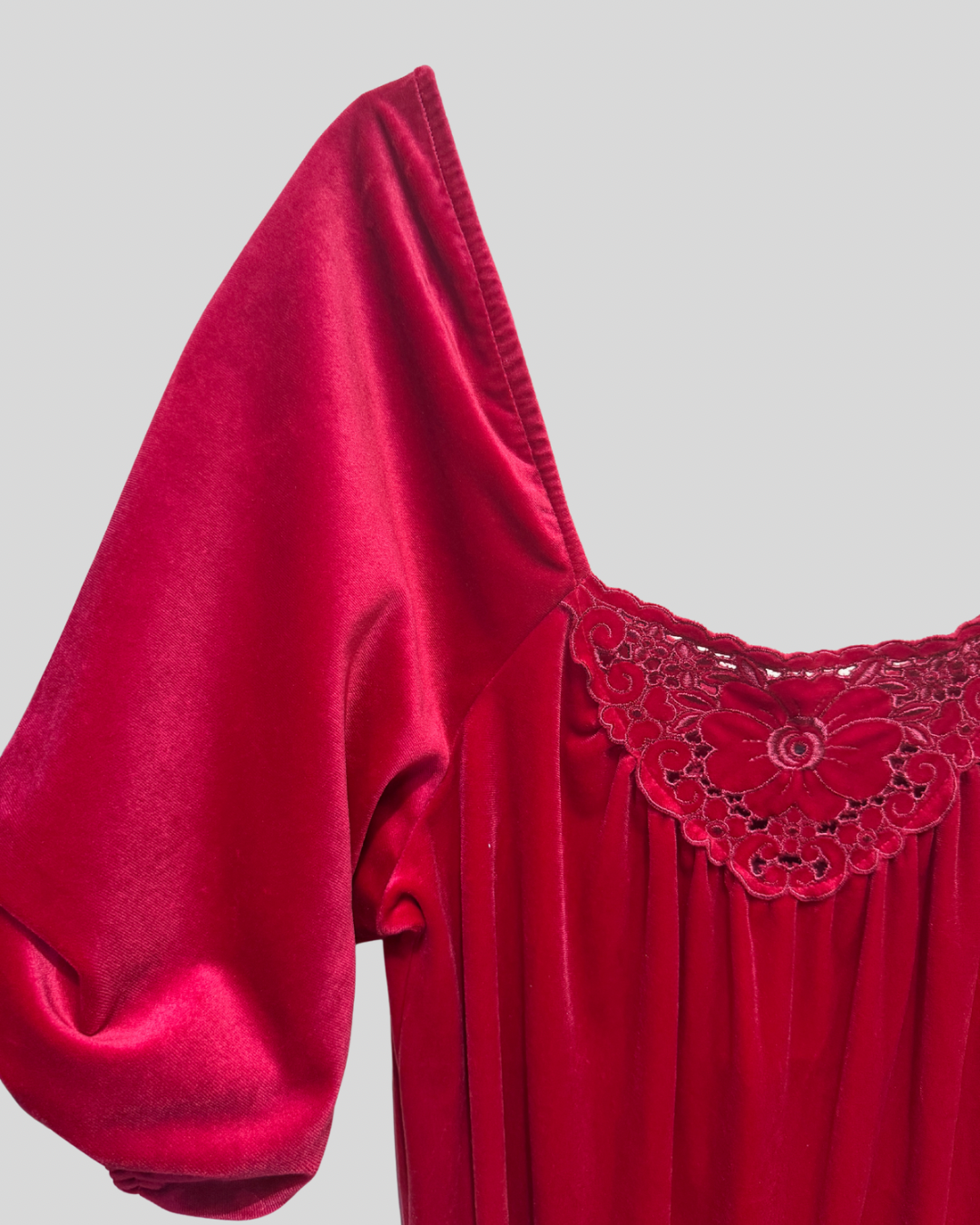 Vintage Sears At Home Wear Union Made Velvet Jumpsuit (L)