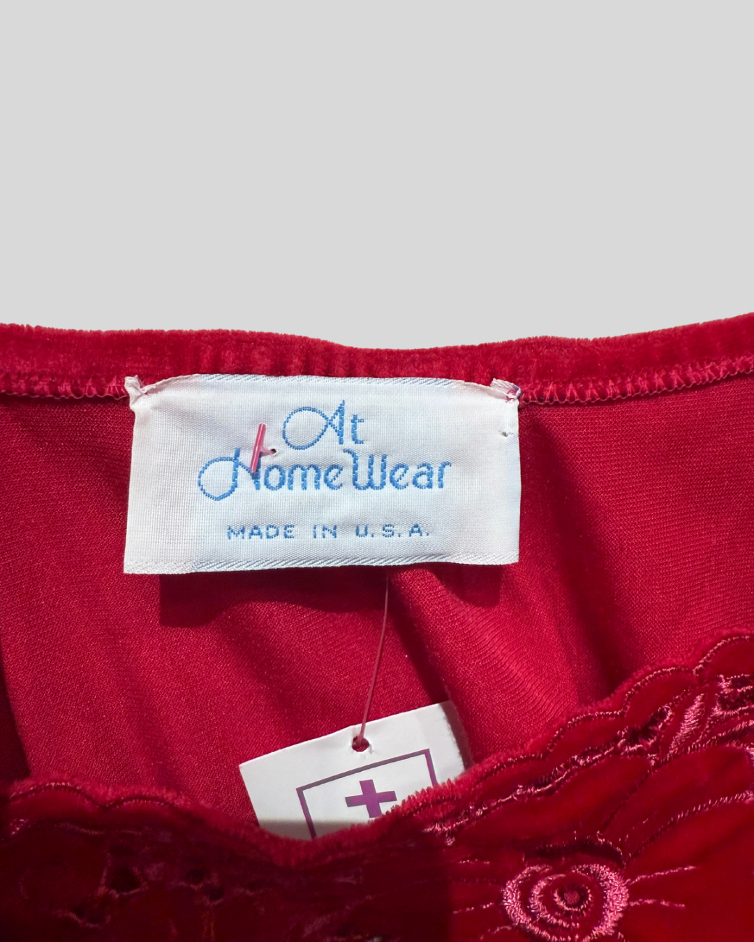 Vintage Sears At Home Wear Union Made Velvet Jumpsuit (L)