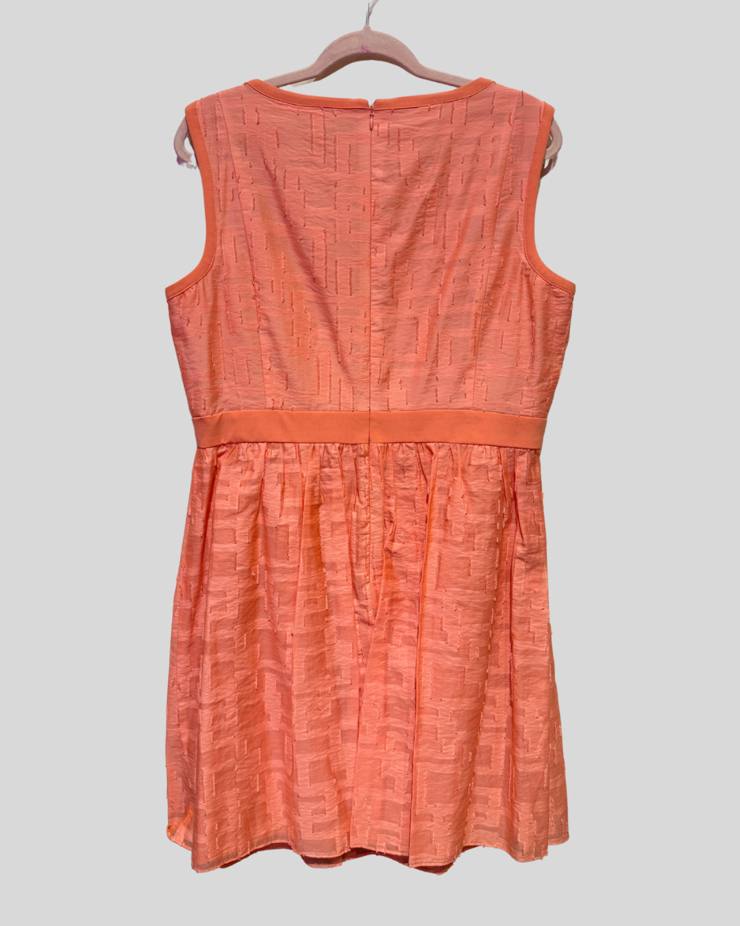 Anito Melani NWT Peach Textured Mini Dress (14)
