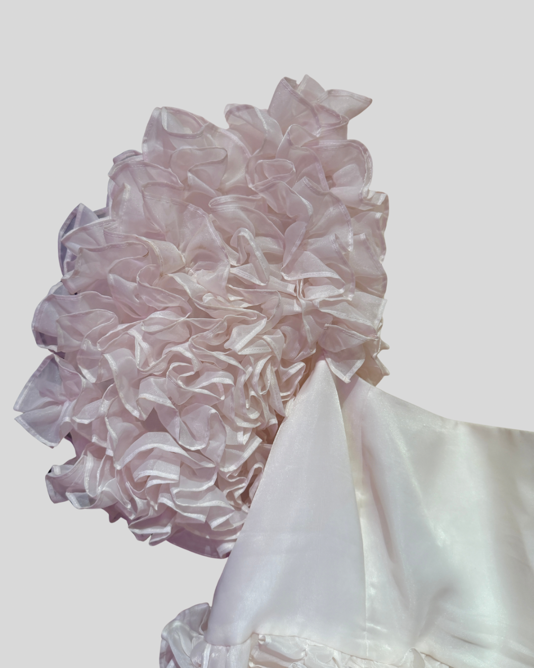 Selkie Baby Pink Ruffle Puff Dress (6X)
