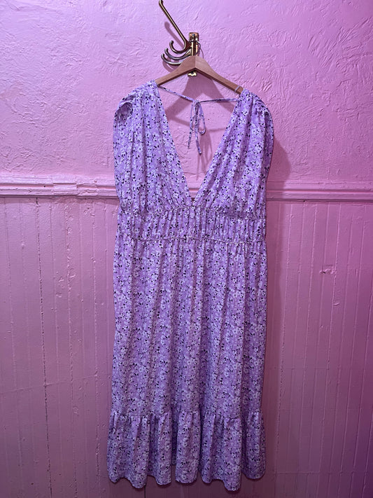 ASOS Lavender Floral Maxi Dress