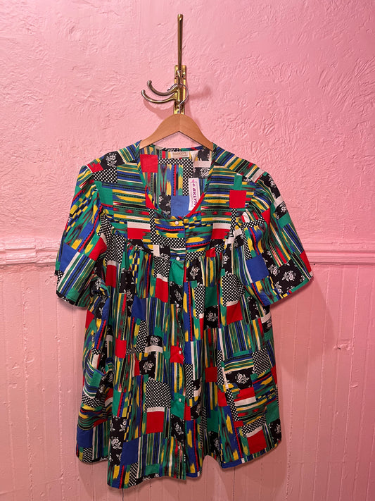 VINTAGE Primary Color Tunic