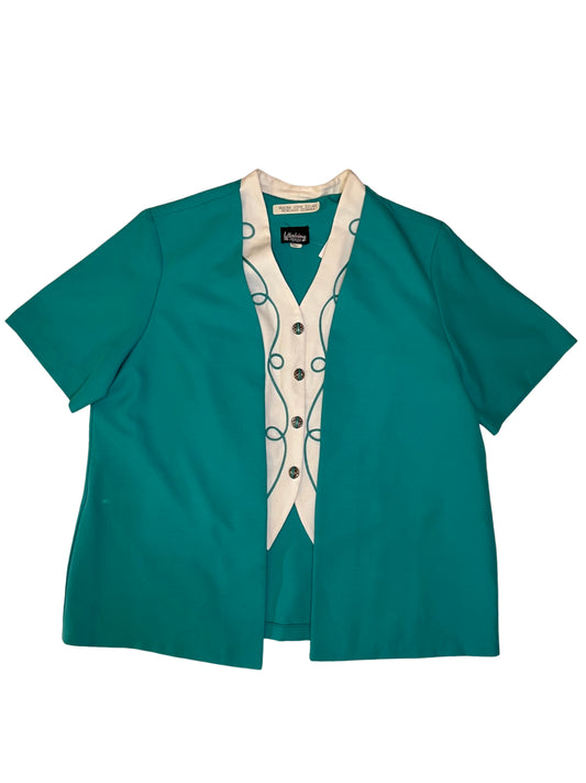 Teal San Junipero Daydream Top