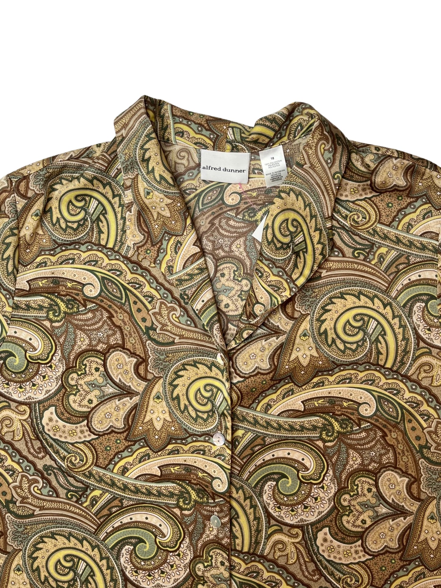 Alfred's Best Paisley Button Down
