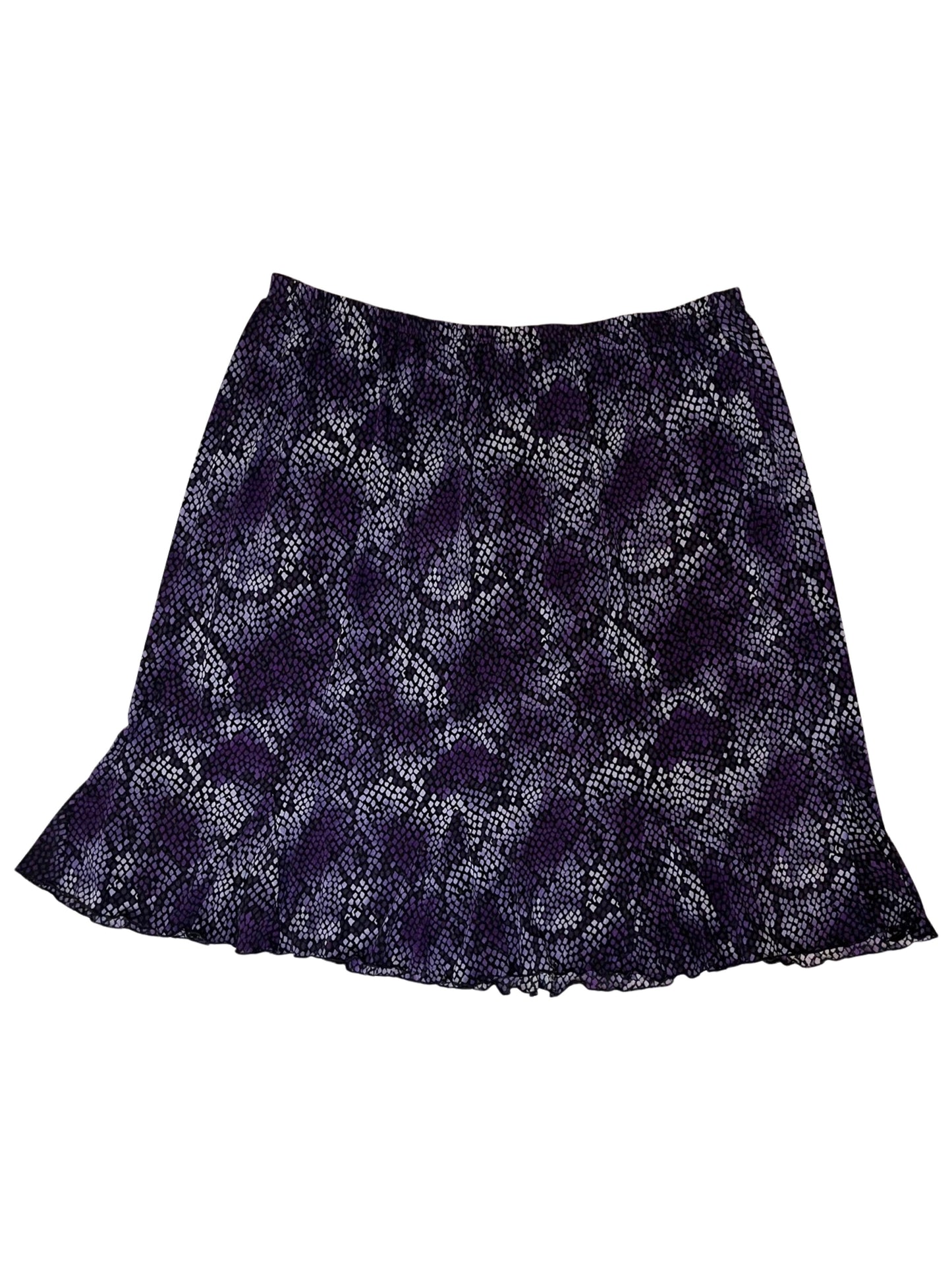 Purple Pebble Midi Skirt