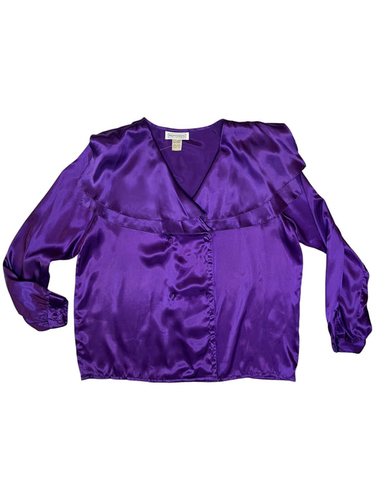 Make An Impression Purple Blouse