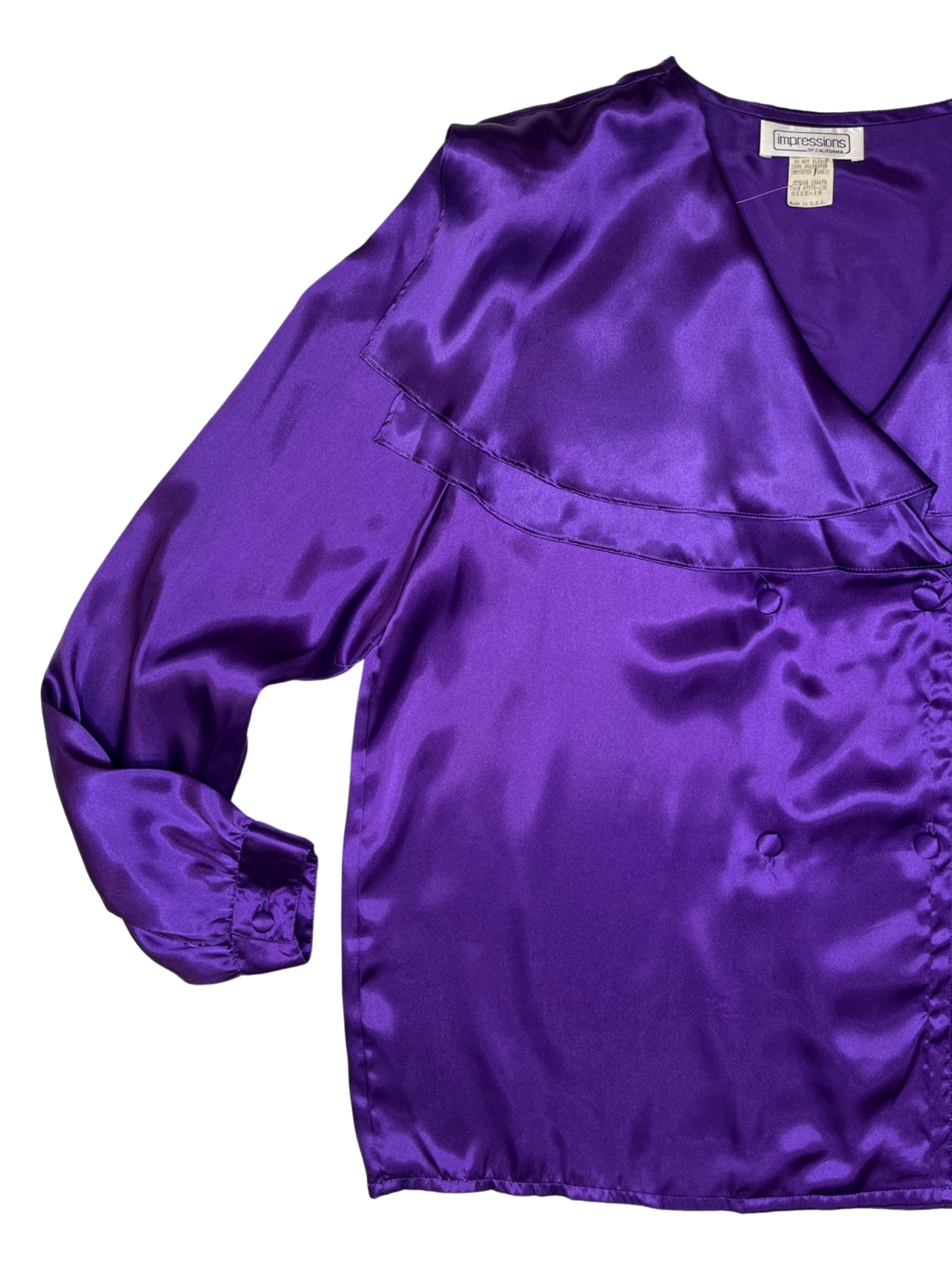 Make An Impression Purple Blouse