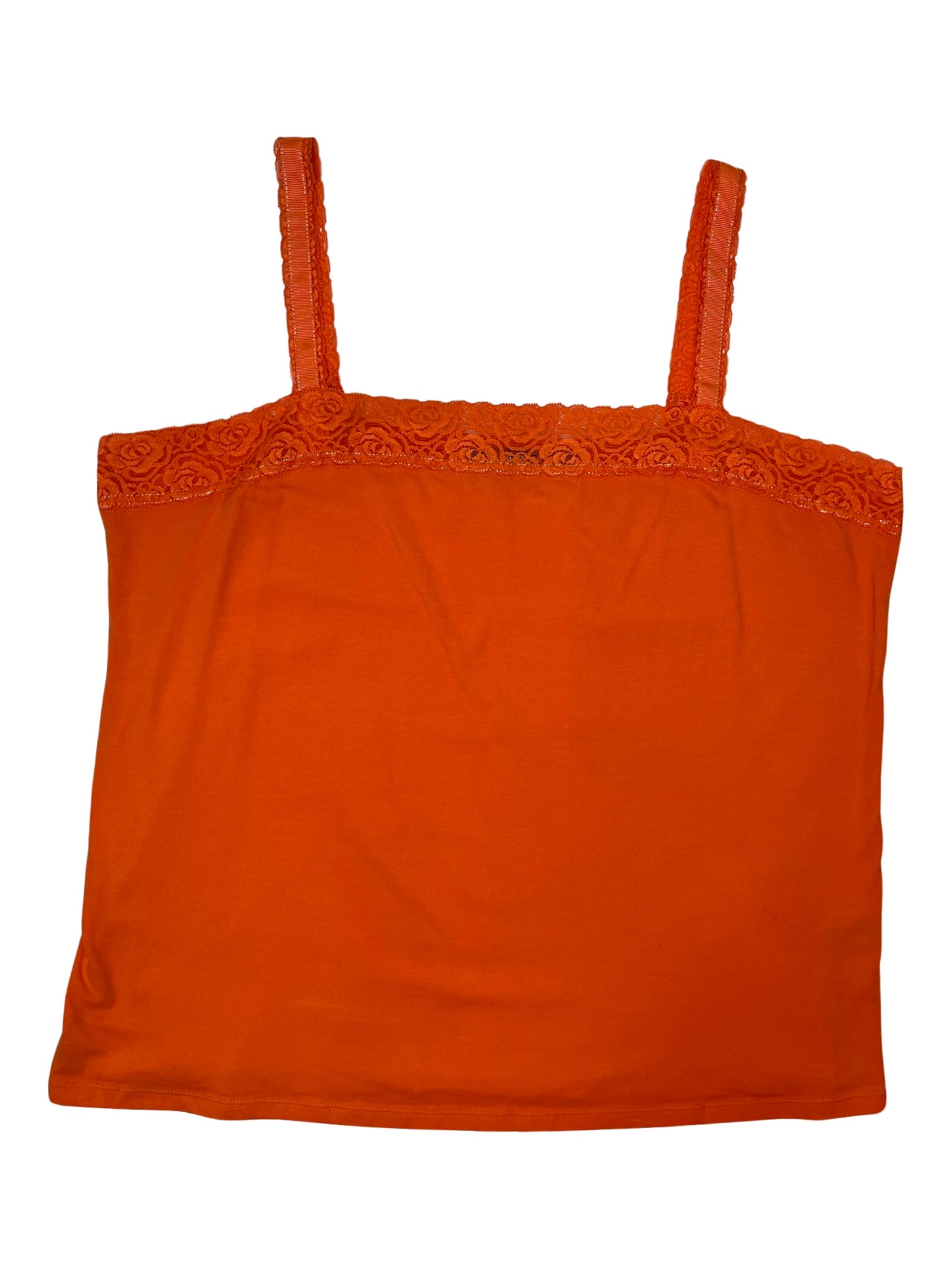 Y2K Orange Lace Camisole