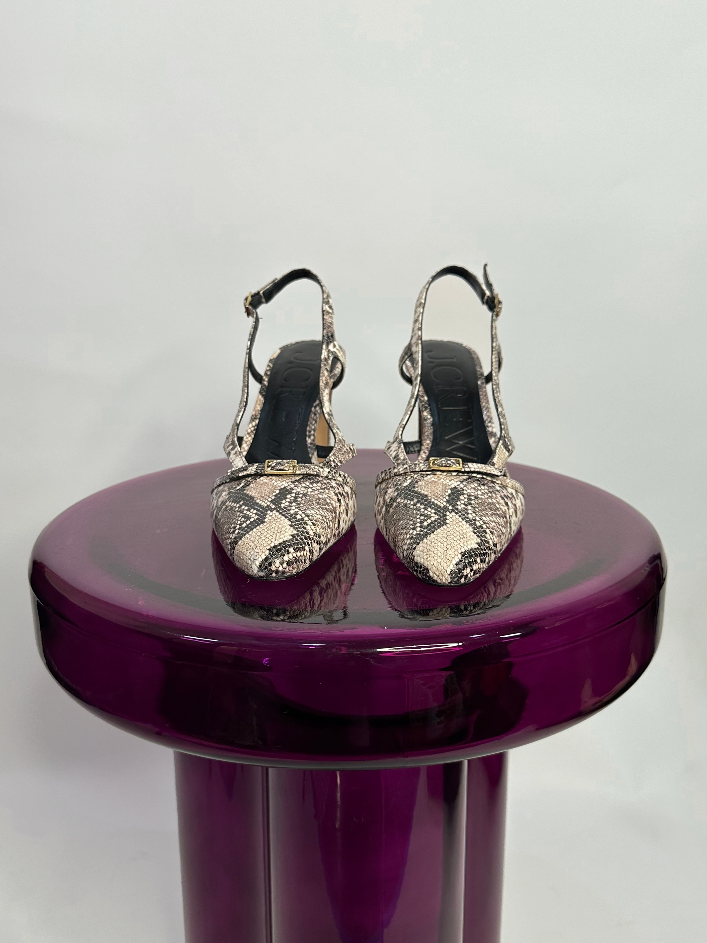 J.Crew Jules Snake Slingback Pumps (11)