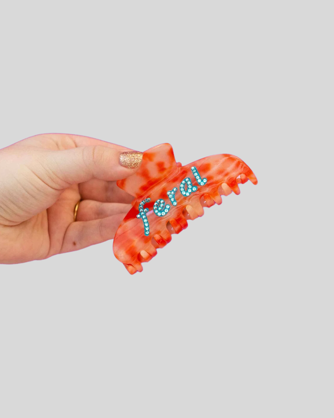 Feral Rhinestone Hair Claw