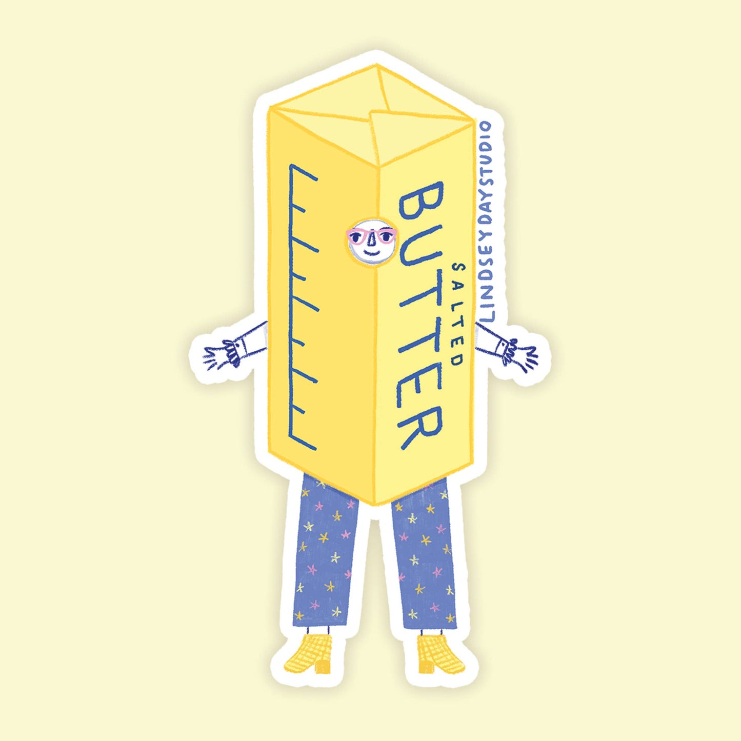 Butter Sticker