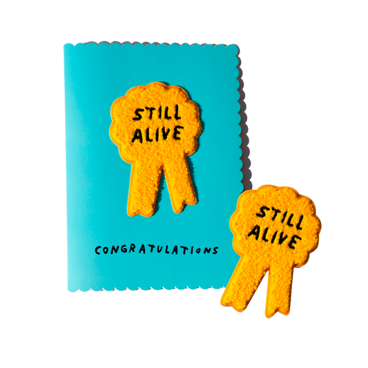 Third Drawer Down USA - Still Alive Chenille Patch Gift Card x Adam JK