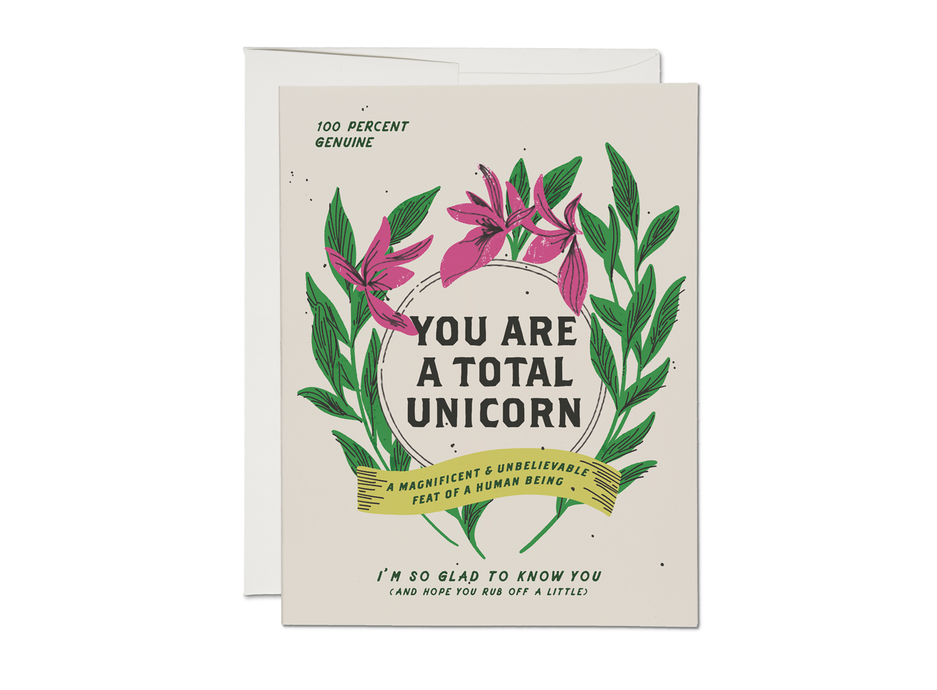 Total Unicorn Friendship Greeting Card