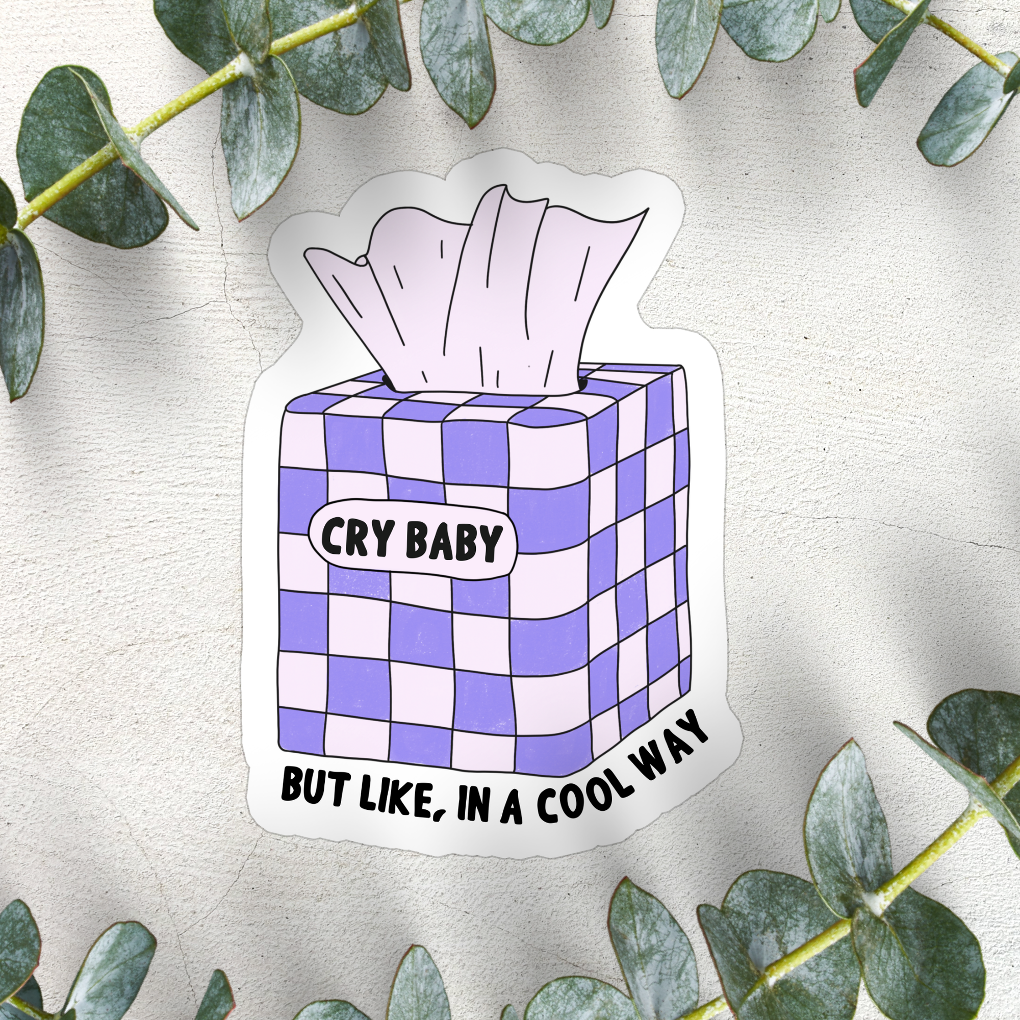 Cry Baby Sticker